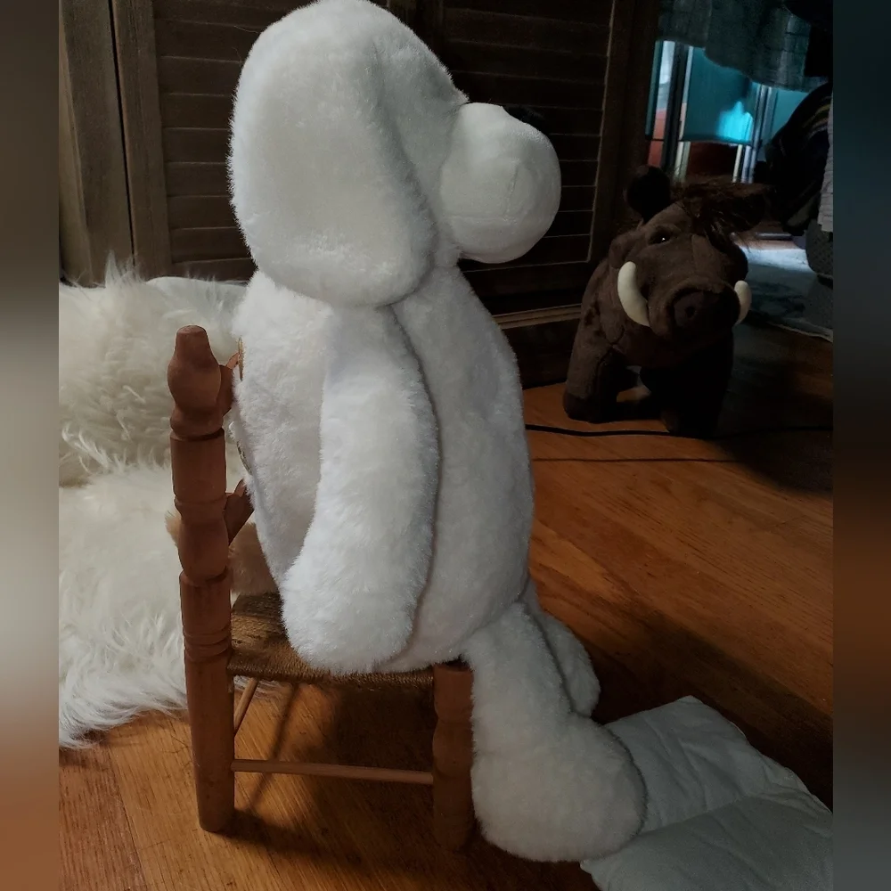 Plush Dog Stuffed Animal With Ceramic Bead Pouch for Heating
